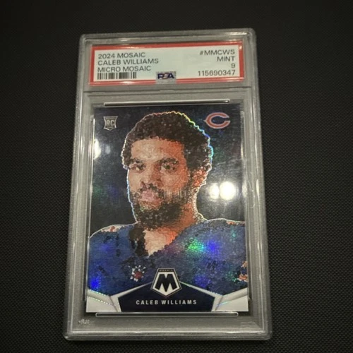 2024 Panini Mosaic Micro Mosaic Rookie Caleb Williams #MM-CWS PSA 9 Bears NFL