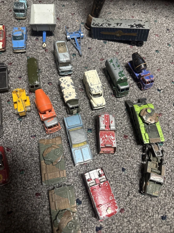 Lote de carros fundidos Husky e Lesley caixa de fósforos antiga - Imagem 4 de 4