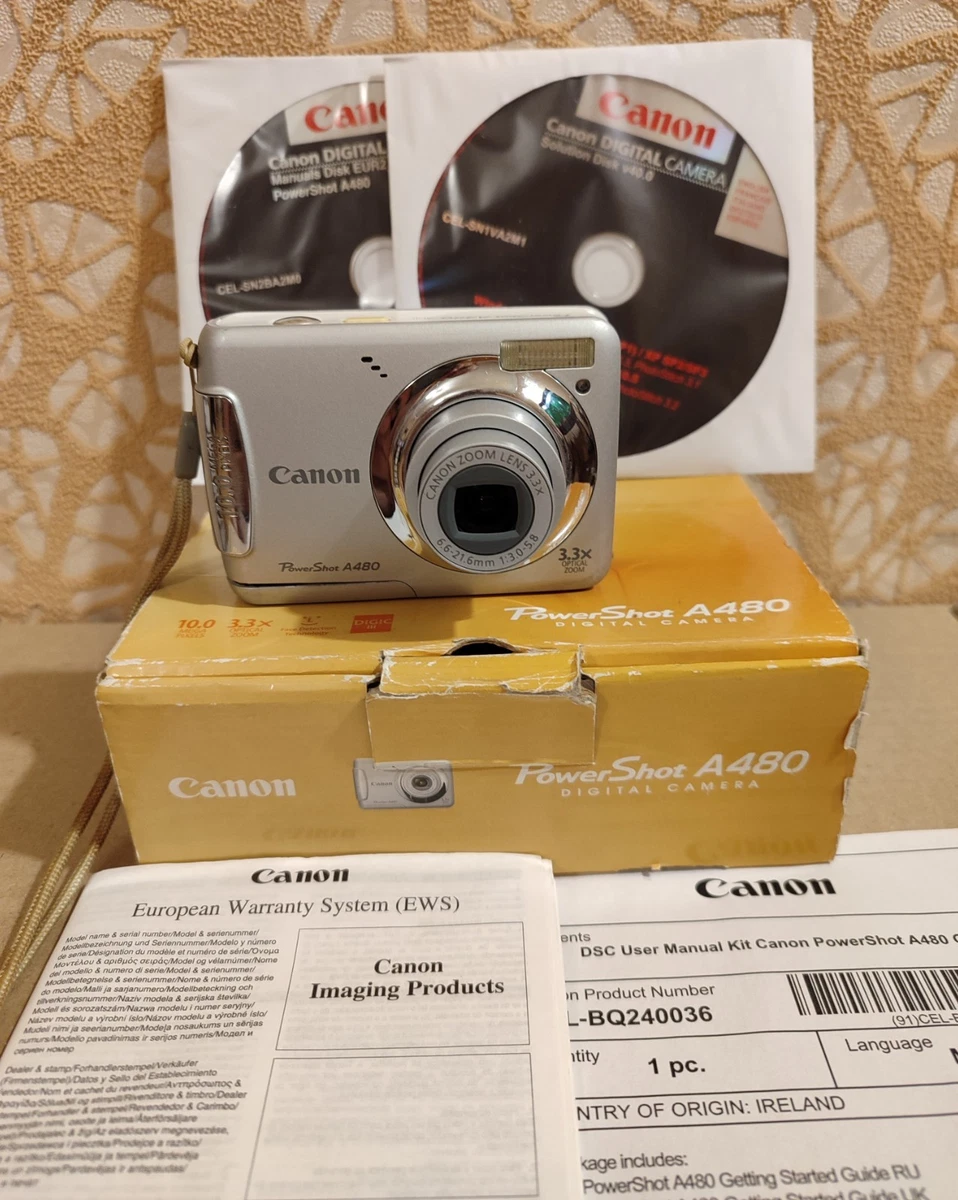 Canon PowerShot A480 Digital Cameras for sale | eBay