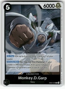 Monkey.D.Garp EB02-049 Rare Foil Extra Booster: Anime 25th Collection