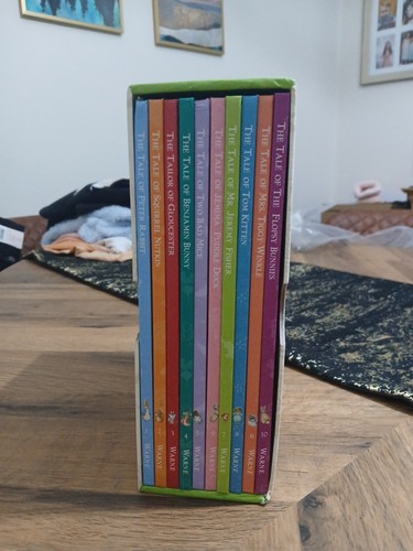 BEATRIX POTTER THE PETER RABBIT LIBRARY COLLECTION 10 BOOKS COMPLETE SET - Picture 2 of 14