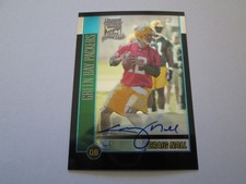 CRAIG NALL 2002 BOWMAN CHROME ON CARD AUTOGRAPHED ROOKIE CARD #225. rookie card picture