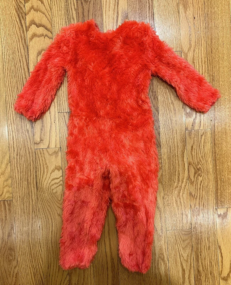 Disfraz de piel de olmo de Plaza Sésamo para niño pequeño talla M (3T-4T) zapatos incluidos Foto 3 de 4