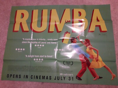RUMBA 2009 ORIGINAL QUAD POSTER Dominique Abel Fiona Gordon Philippe Martz