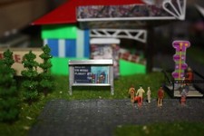 1 Beleuchtetes Werbepakat Spur N (1:160)