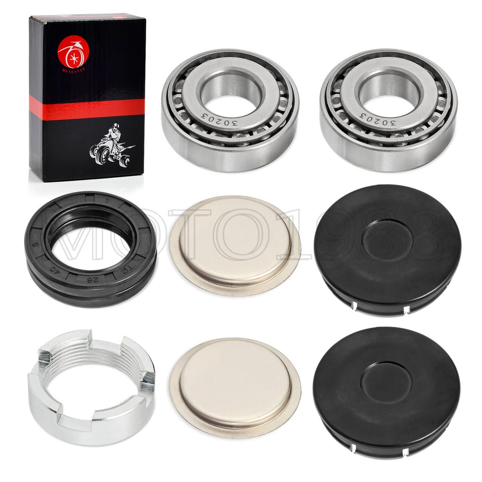 Honda TRX250 Bearings Front Wheel Bearing & Seal Kit For 1997-2001 Honda TRX250 Recon ATV - Both Sides (RJATV Brand) Honda TRX250 Front Wheel Bearings - Foto 8