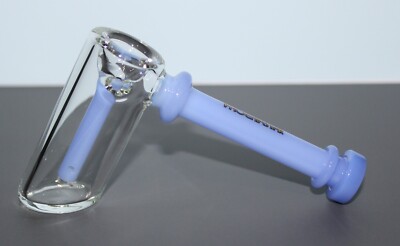 4 1/2'' BLUE MINI GLASS PIPE- DRY or BUBBLER Tobacco Smoking TABLE Glass Pipe