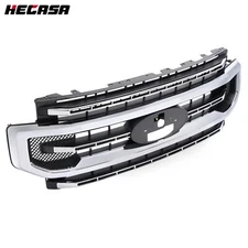 For 2020-2022 Ford F250 F350 Super Duty Platinum Grille Assembly Silver & Black