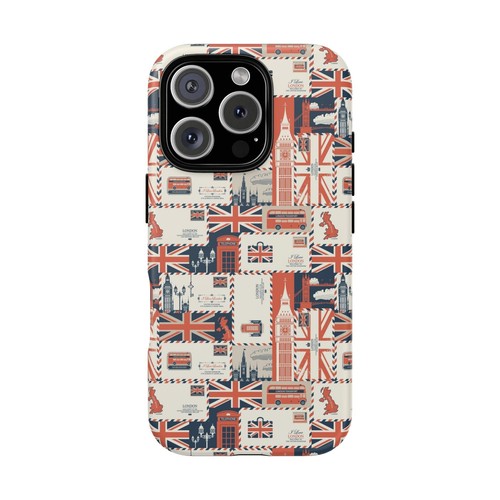 British Icons Phone Case - Union Jack, Big Ben, British Flag, London, Wrap Print - Picture 6 of 177