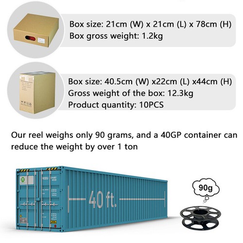 Multi-Color PLA Plastic 3D Printer Material Filament 1kg/Roll 1.75mm DIY _wa - Afbeelding 11 van 32