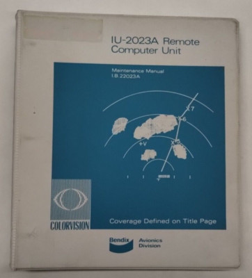 Bendix IU-2023A Remote Computer Unit Maintenance Manual-Original