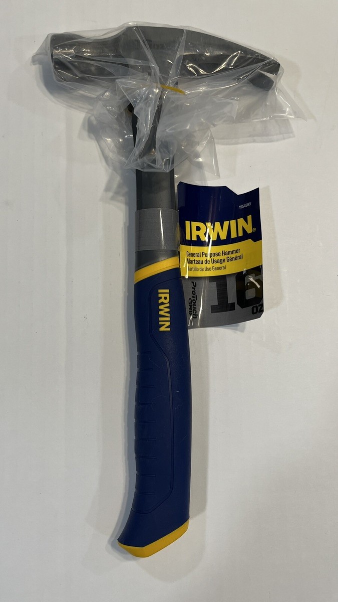 Irwin 20 Mini Hammer IRWIN 20 Oz Steel Claw Hammer With Pro-Touch Grip - General ...