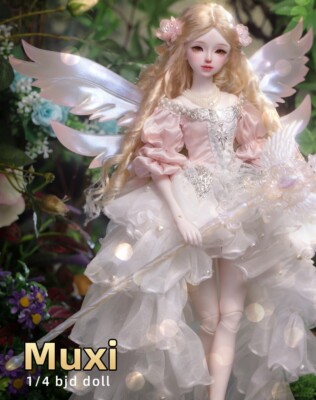 New 1/4 Handmade Resin BJD SD Ball Joint Dolls Women Girl Gift Muxi 18 ...