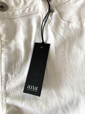 Pantalon Capri A.n.a. Blanc - Taille 8 (M), Coupe Cropped - Neuf Avec étiquettes