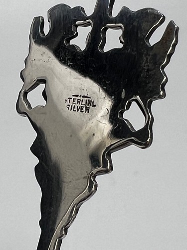 73'Vintage Sterling Silver Souvenir Spoon London Commemorative Domine Dirige Nos - Picture 4 of 6