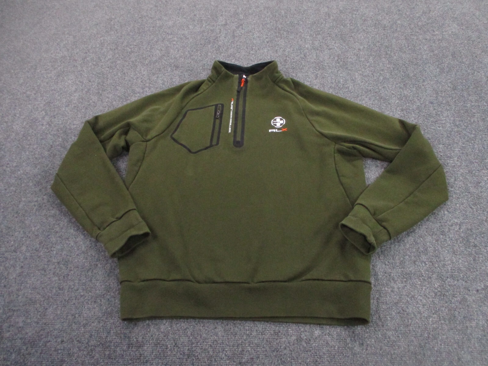 Maglione Ralph Lauren adulto L verde RLX pullover golf polo pony performance uomo