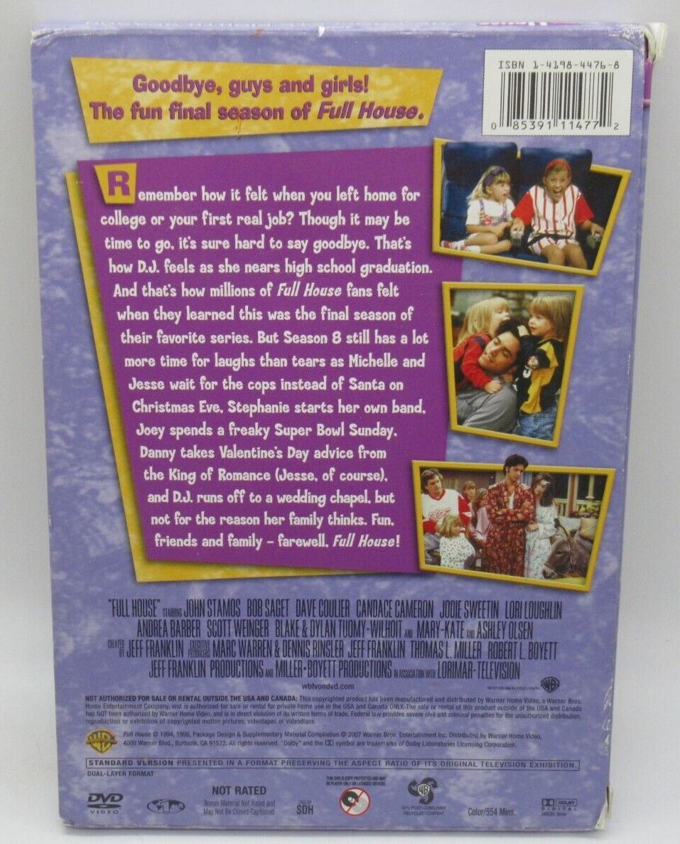 Full House: the Complete Eighth Season (DVD, 1994) for sale online