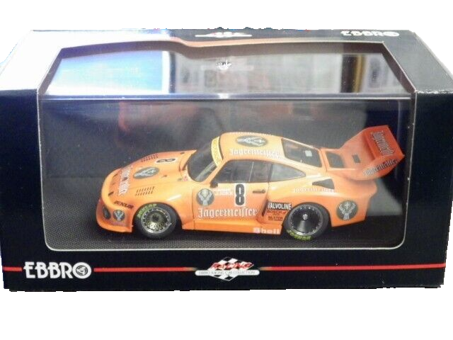 Ebbro 1/43 Max Moritz Porsche 935 8 Jagermeister Minicar Free