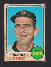 1968 Topps #85 Gaylord Perry - HOFer - San Francisco Giants - Ex - 568 - 🔥⚾🔥