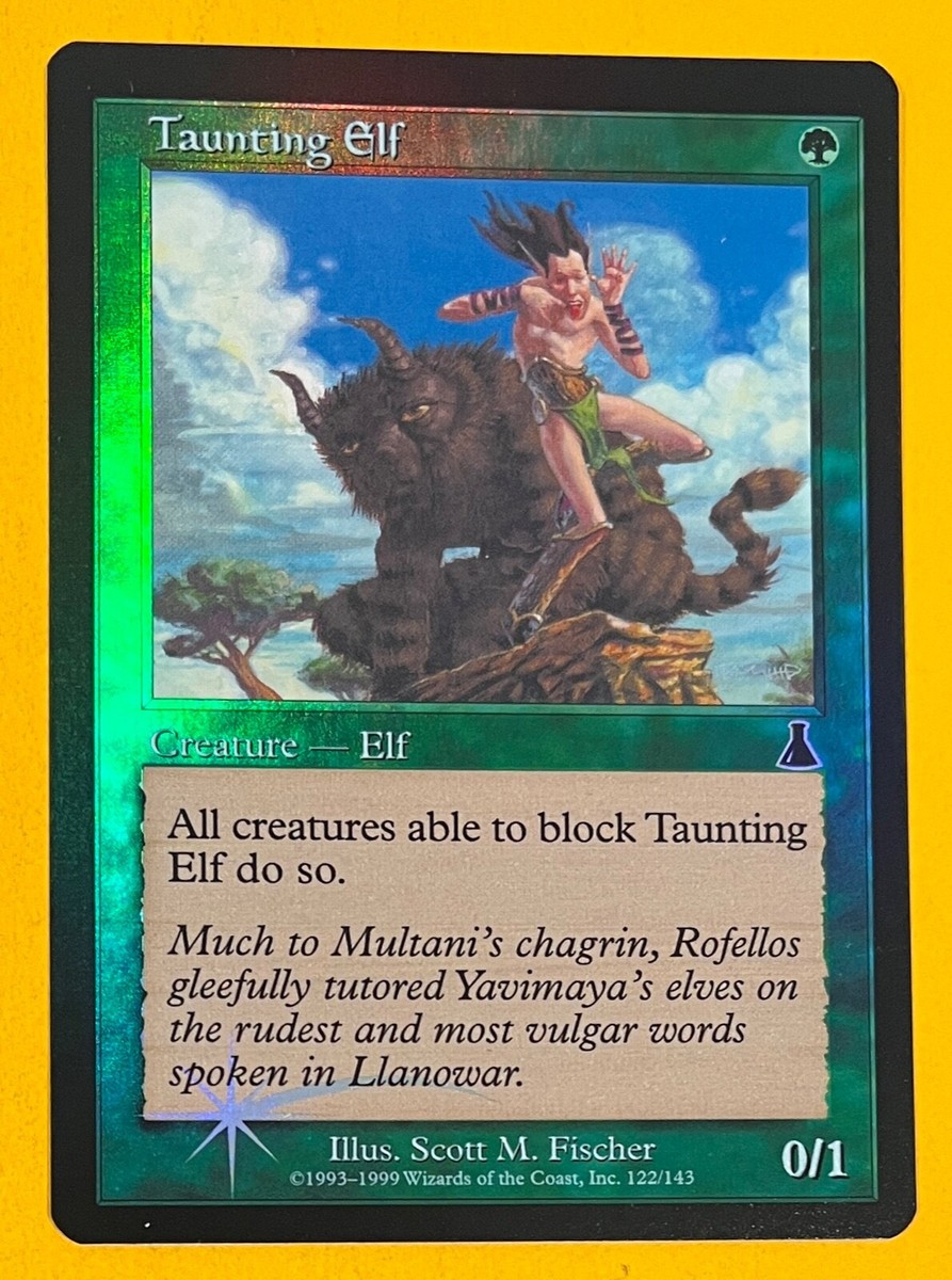 MTG TAUNTING ELF (FOIL) Urza's Destiny (OldManMTG 006-356) | eBay