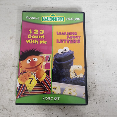 Sesame Street Double Feature 123 Count With Me / Learning About Letters (DVD)