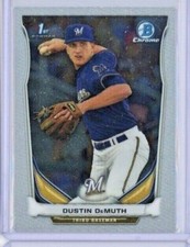 2014 Bowman Chrome Draft Prospects #CDP125 Dustin DeMuth RC - Milwaukee MINT