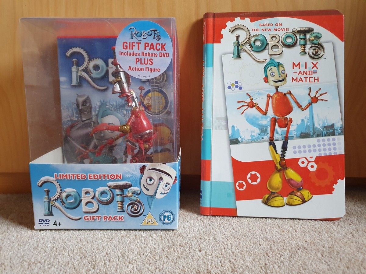 Robots Limited Edition DVD Movie Gift Pack with Figure & Mix