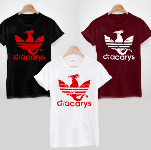 Camiseta Dracarys Inspirada en Juego Tronos Unisex Adultos Camiseta Dragón | eBay