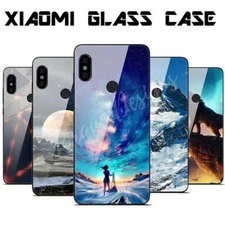 Tempered Glass Case For Xiaomi Redmi Note 5 6 7 8 9S Pro Lite Mi A2 Phone Cover