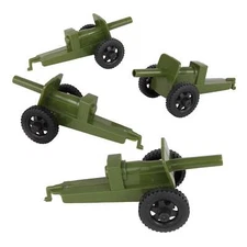 BMC TM-67830 "TIMMEE M3 Anti-Tank Artillery (4pc, OD Green)" 1/32 Plastic Toys