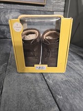 Robeez Soft Soles Shoes Woven Willy Brown Size 2 3-6 Months NIB