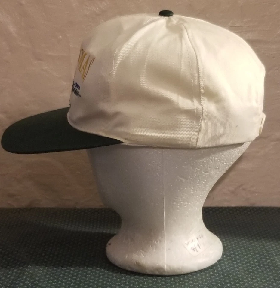 Gorra de vacaciones St Thomas Islas Vírgenes de los Estados Unidos verde blanca ajustable Snapback Foto 2 de 4