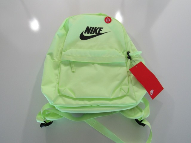 yellow backpack nike