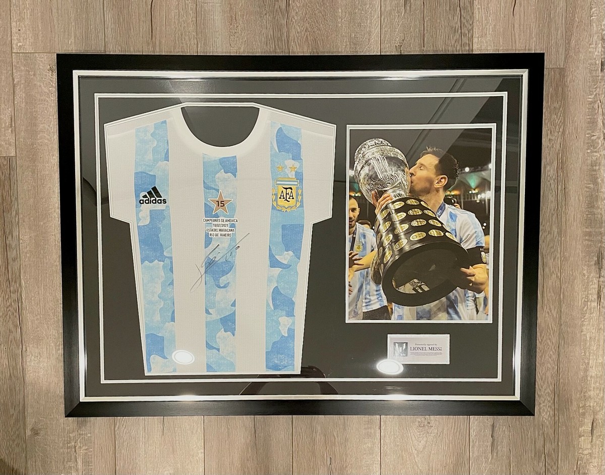 Messi Signed Copa America Argentina Player Issue Jersey | eBay
