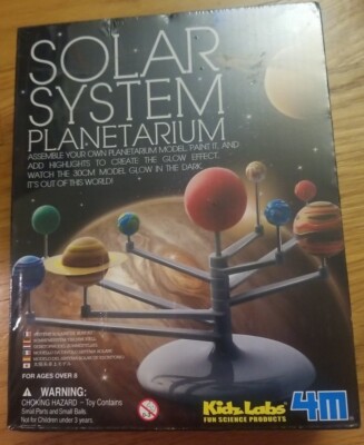 4M  Solar System Planetarium - DIY Glow In The Dark Astronomy Planet Model 