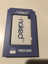 Naked 100 Portable Power Bank 3500mAh with Apple iPhone Converter NEW