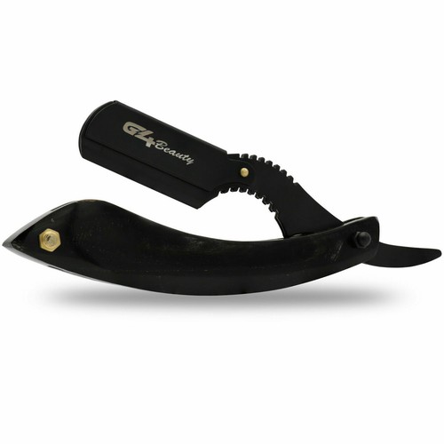 Straight Edge Shaving Razor Barber Saloon Sharp Razors Knife Free 100 Blades - Picture 3 of 8