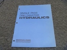Ingersoll-Rand DM SP 20 25 35 Drillmaster Hydraulic System Schematics Manual xz