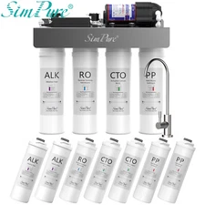 WP2-400GPD Alkaline pH+ Tankless Water Filter RO Reverse Osmosis System 400G