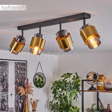 Verstellbare Decken Lampe Leuchte Rauchglas Ess Wohn Schlaf Zimmer Beleuchtung