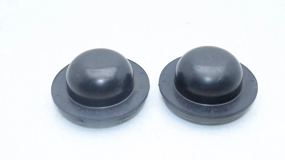 91-23 FORD MUSTANG CROWN VICTORIA FRONT WHEEL BEARING HUB GREASE CAPS PAIR T3823 - Image 3 of 4