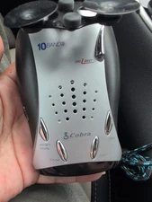 Cobra Model ESD 9210 Radar Detector 360 Laser 10 Band Works Great- Missing Chord