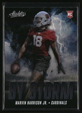 2024 Panini Absolute #BS-MHJ Marvin Harrison Jr. By Storm Blue Spectrum #/50