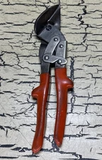 Leverage Tools No 9L Lever Snips Offset Cutting Cutter USA Used Hand Tool Red