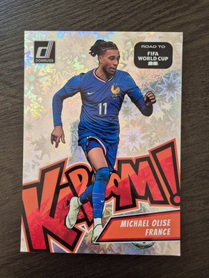 2025-26 Panini Donruss Road to FIFA World Cup Michael Olise Kaboom Oversize!!