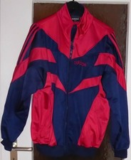 ADIDAS Jogginganzug Trainingsanzug Dunkelblau Rot vintage retro D27  XL