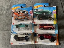 6 x HOT WHEELS TOYOTA JOB LOT ALL SEALED MINT ON CARD JOB LOT BARGAIN