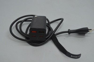 Ladegerät 65W GaN3 Pro Baseus 2xUSB 2xUSB-C Schnellladegerät PD3.0 QC4 schwarz