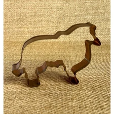 Martha by Mail Copper Cookie Cutter Collie Sheepdog Dog Michael Bonne