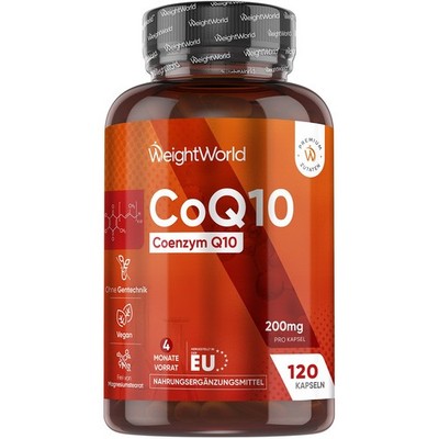 Coenzyme Q10 - 120 Kapseln - Herzgesundheit - für Frauen & Männer - pflanzlich